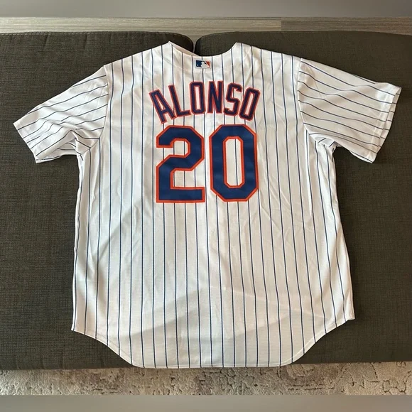 Nike Authentic New York Mets Pete Alonso #20 MLB Baseball Jersey Men's Sz XL - Picture 1 of 8